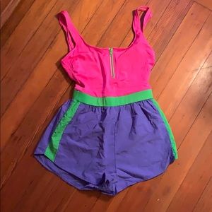 Vintage Neon Catalina Playsuit